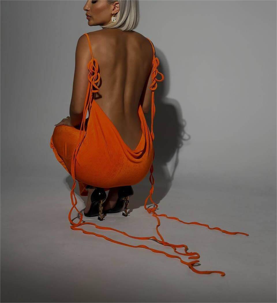 Golysa® Backless Maxi Dress