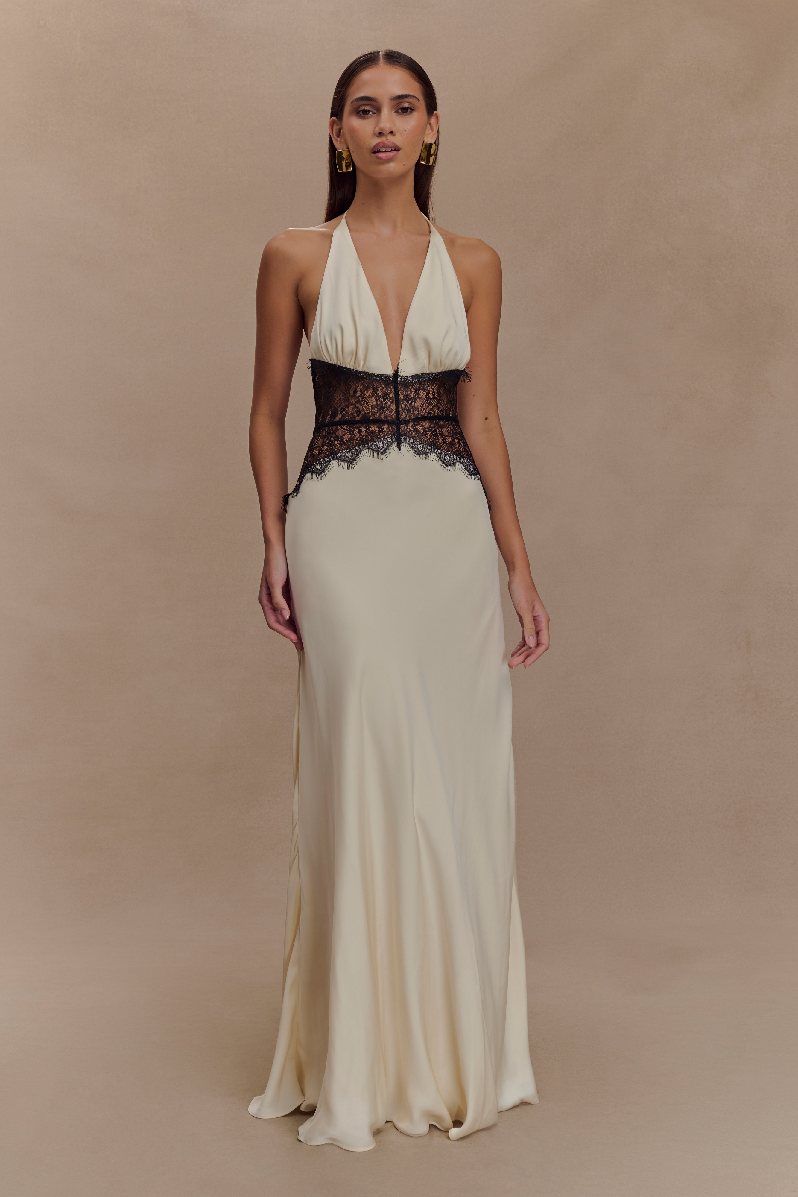 Luna Satin Maxi Dress