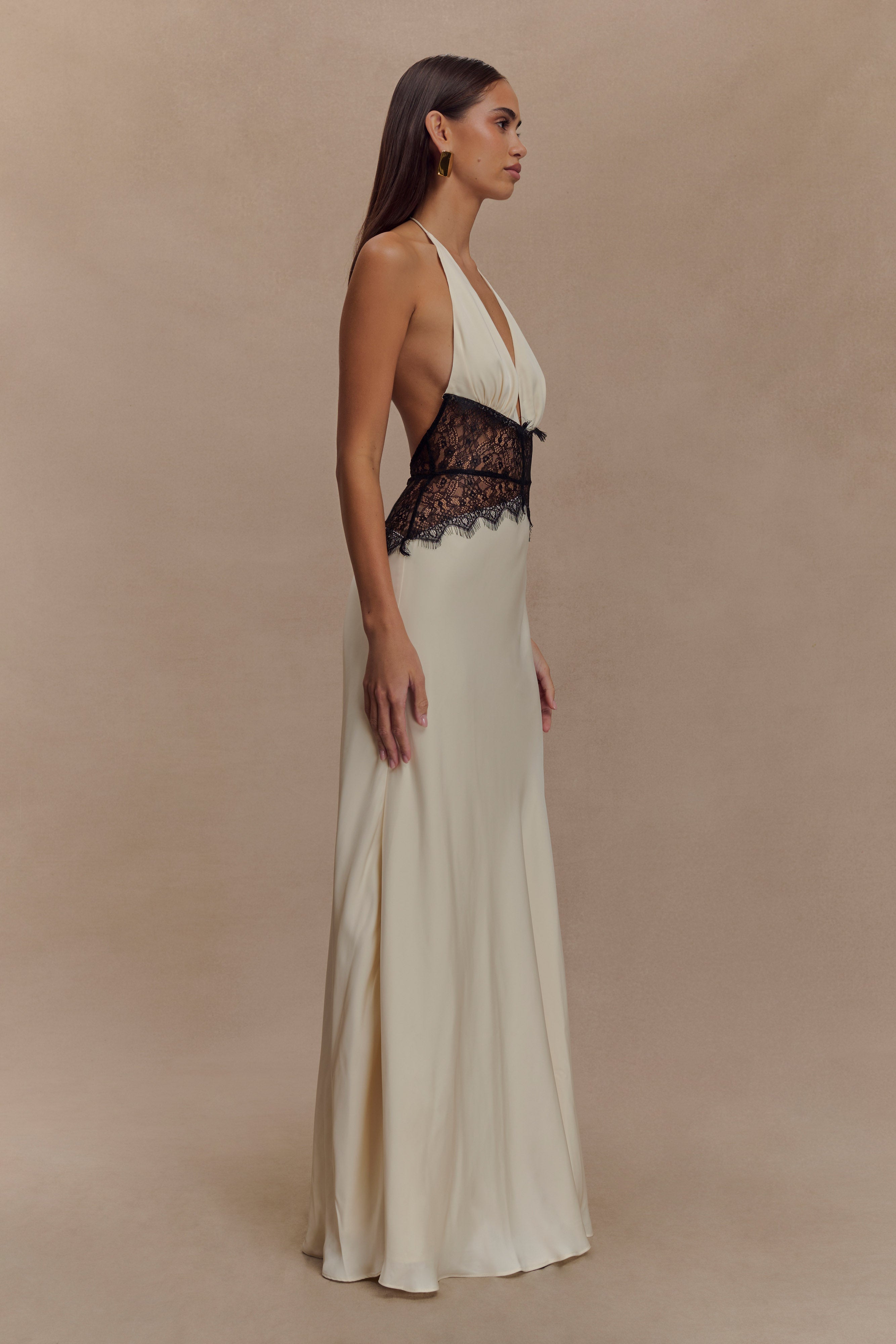 Luna Satin Maxi Dress