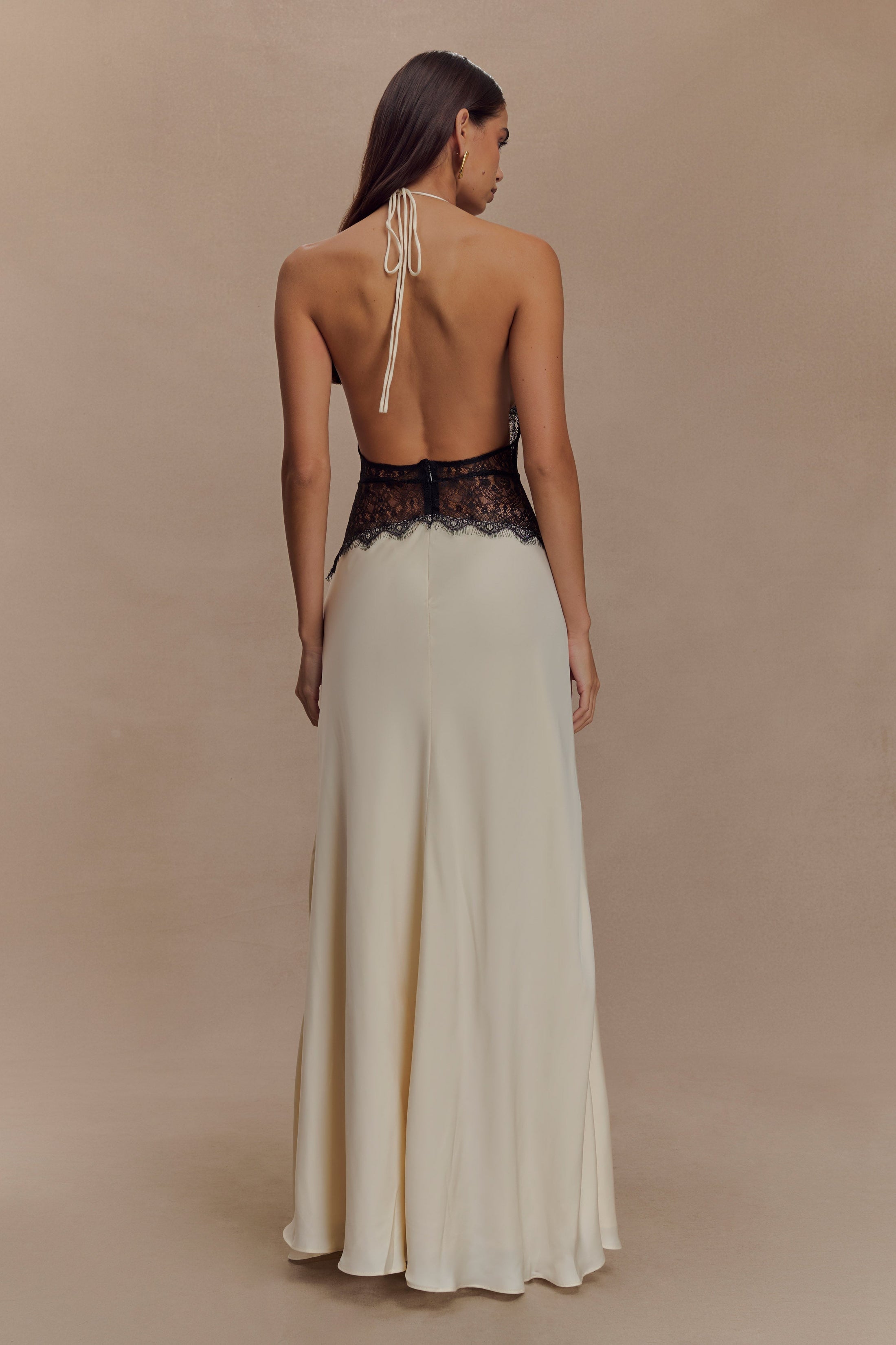 Luna Satin Maxi Dress