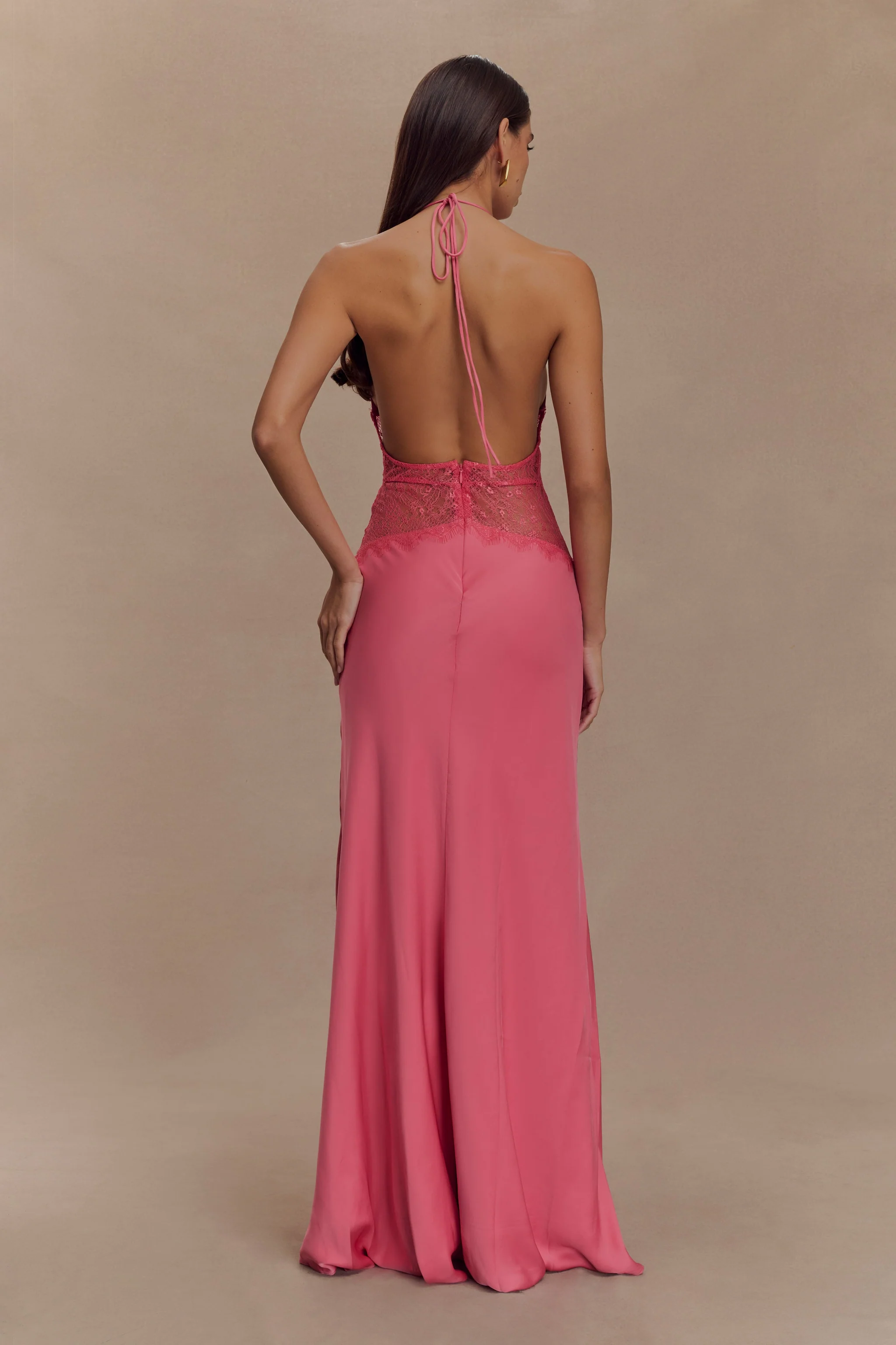 Luna Satin Maxi Dress
