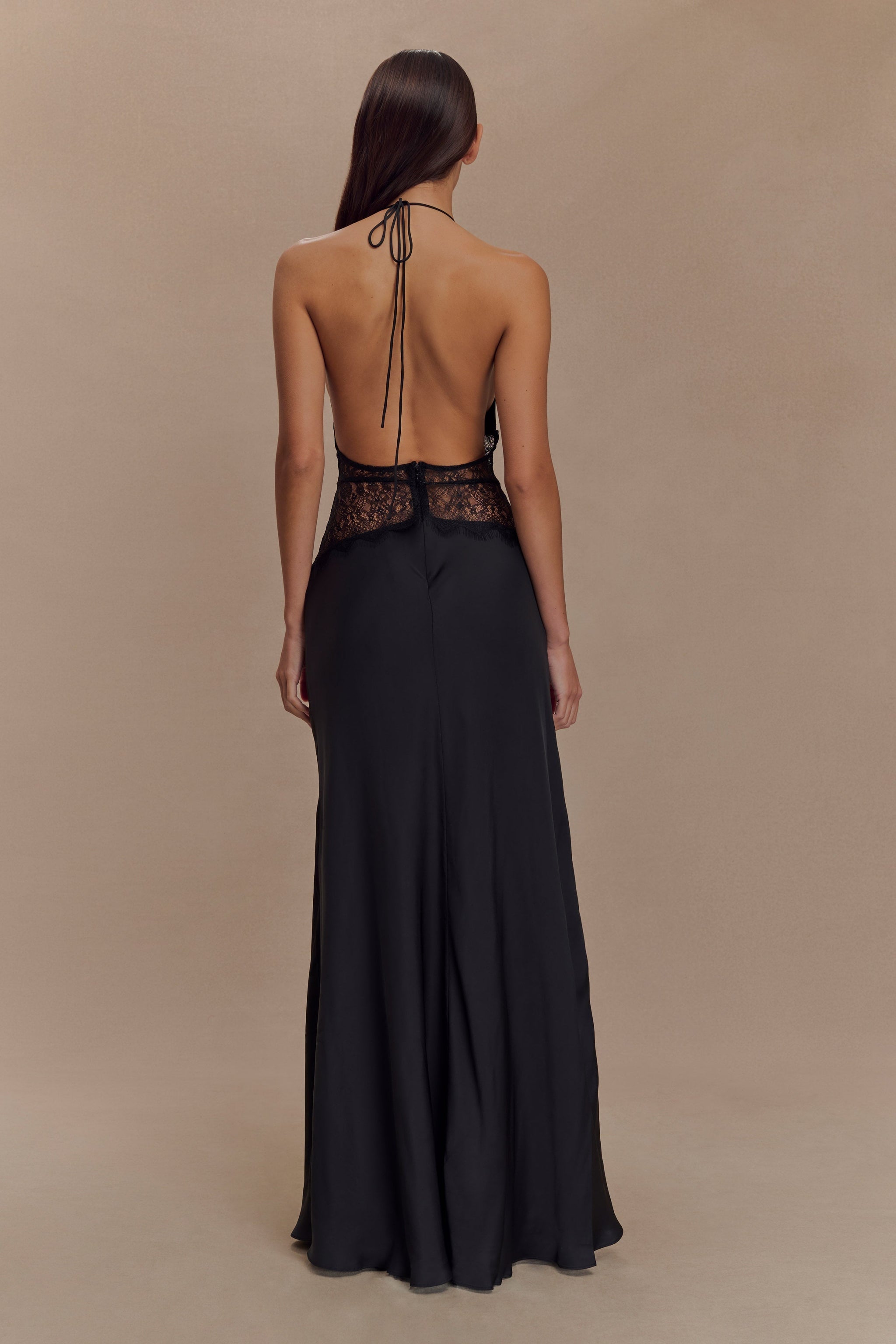 Luna Satin Maxi Dress