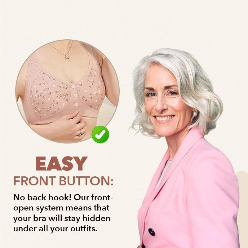 Golysa® Comfortable & Convenient Front Button Bra