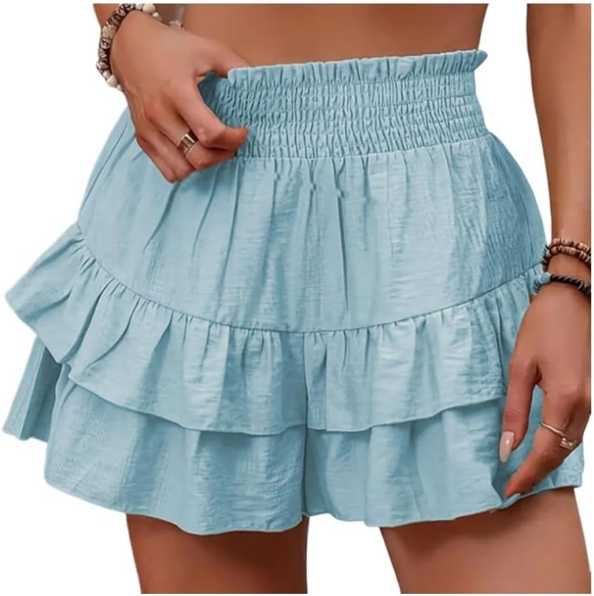 Breezy Belle Ruffle Shorts