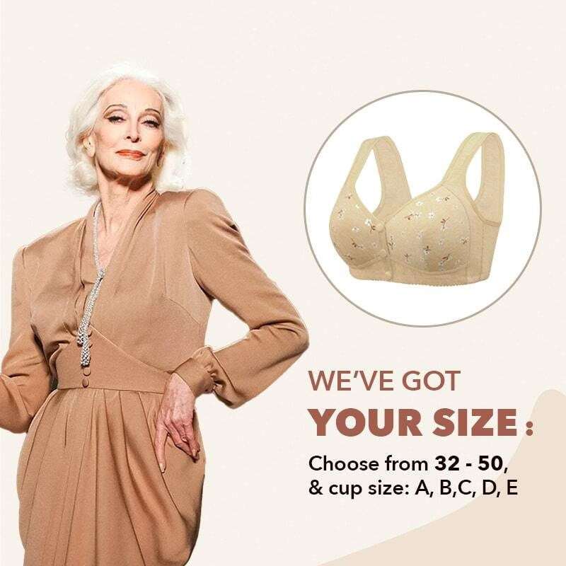 Golysa® Comfortable & Convenient Front Button Bra
