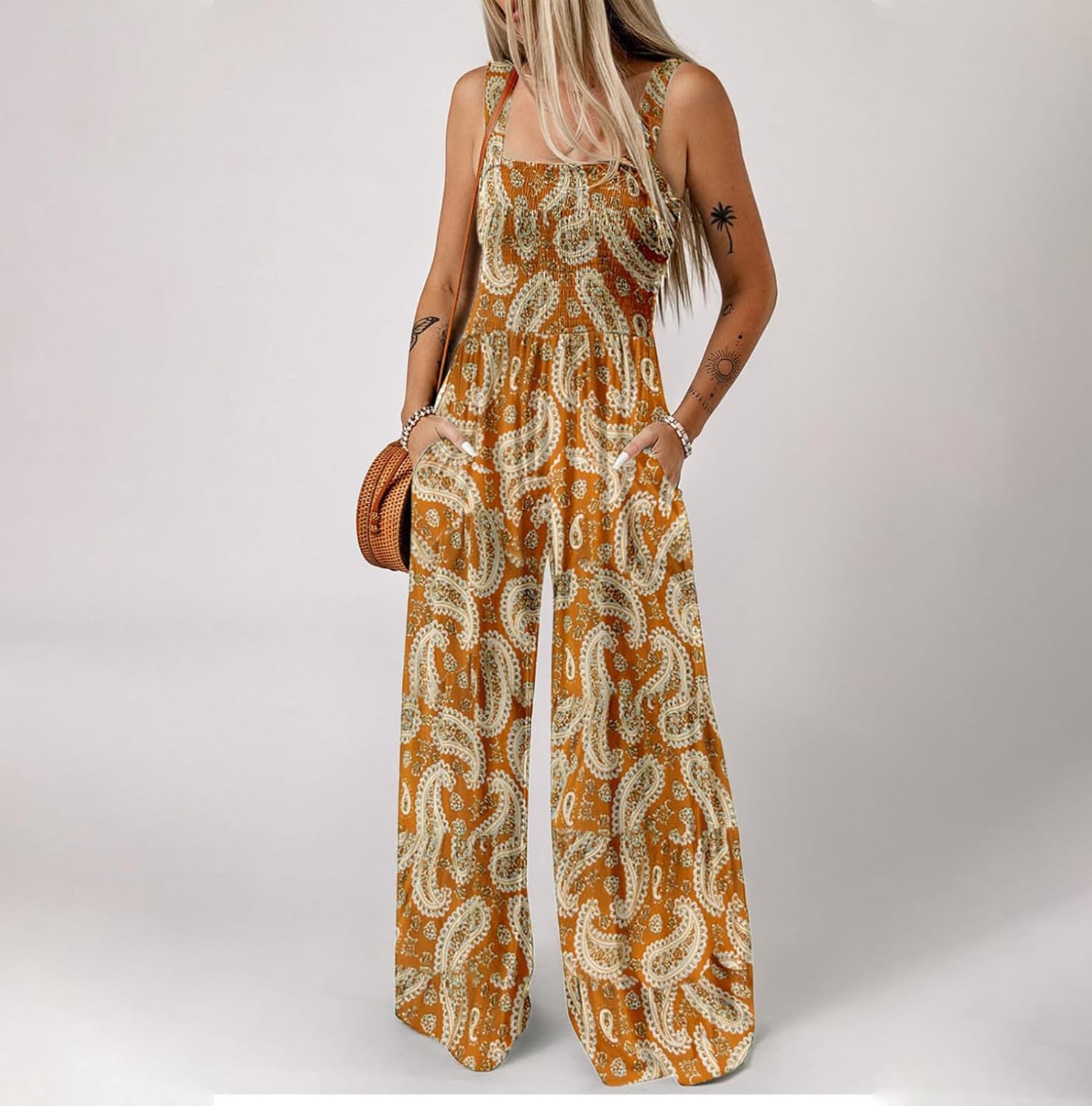 Blossom Smocked Jumpsuit