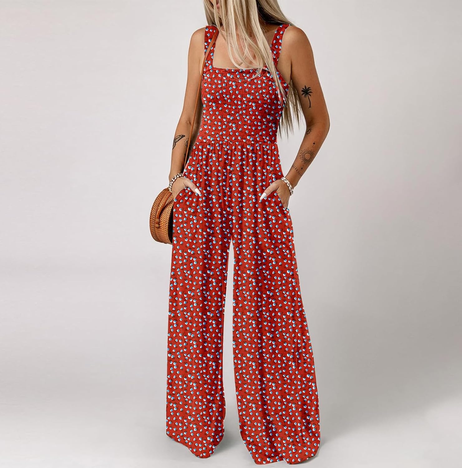 Blossom Smocked Jumpsuit