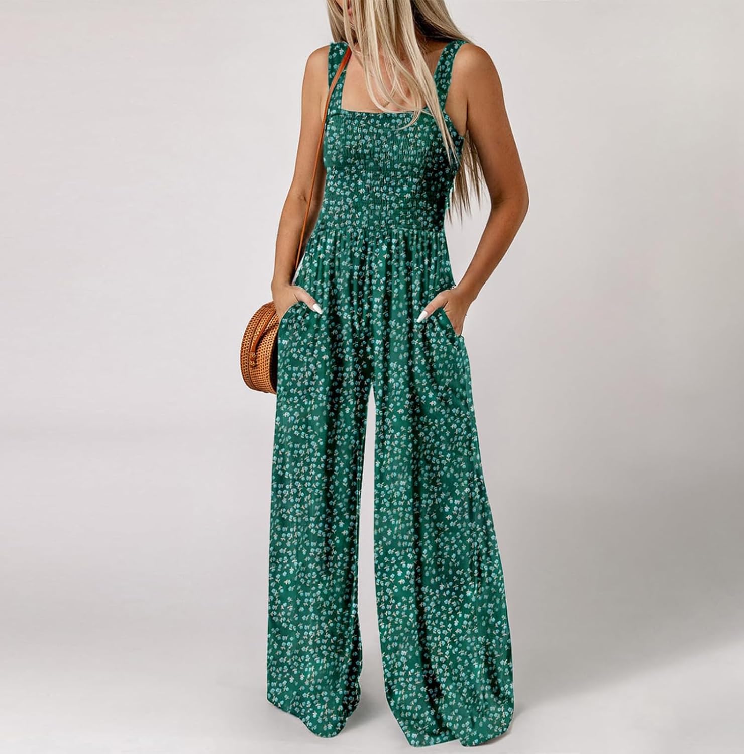 Blossom Smocked Jumpsuit
