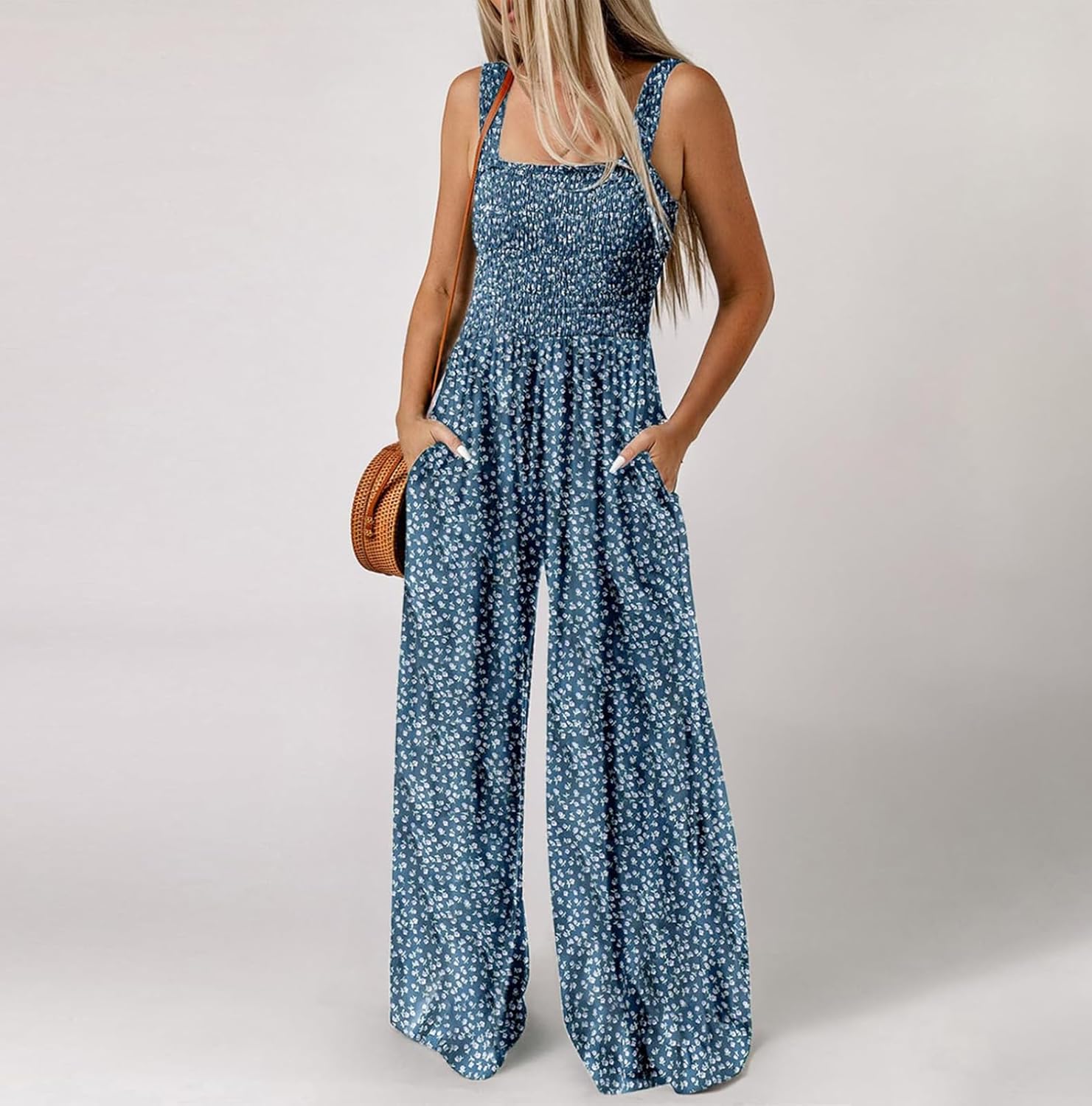 Blossom Smocked Jumpsuit