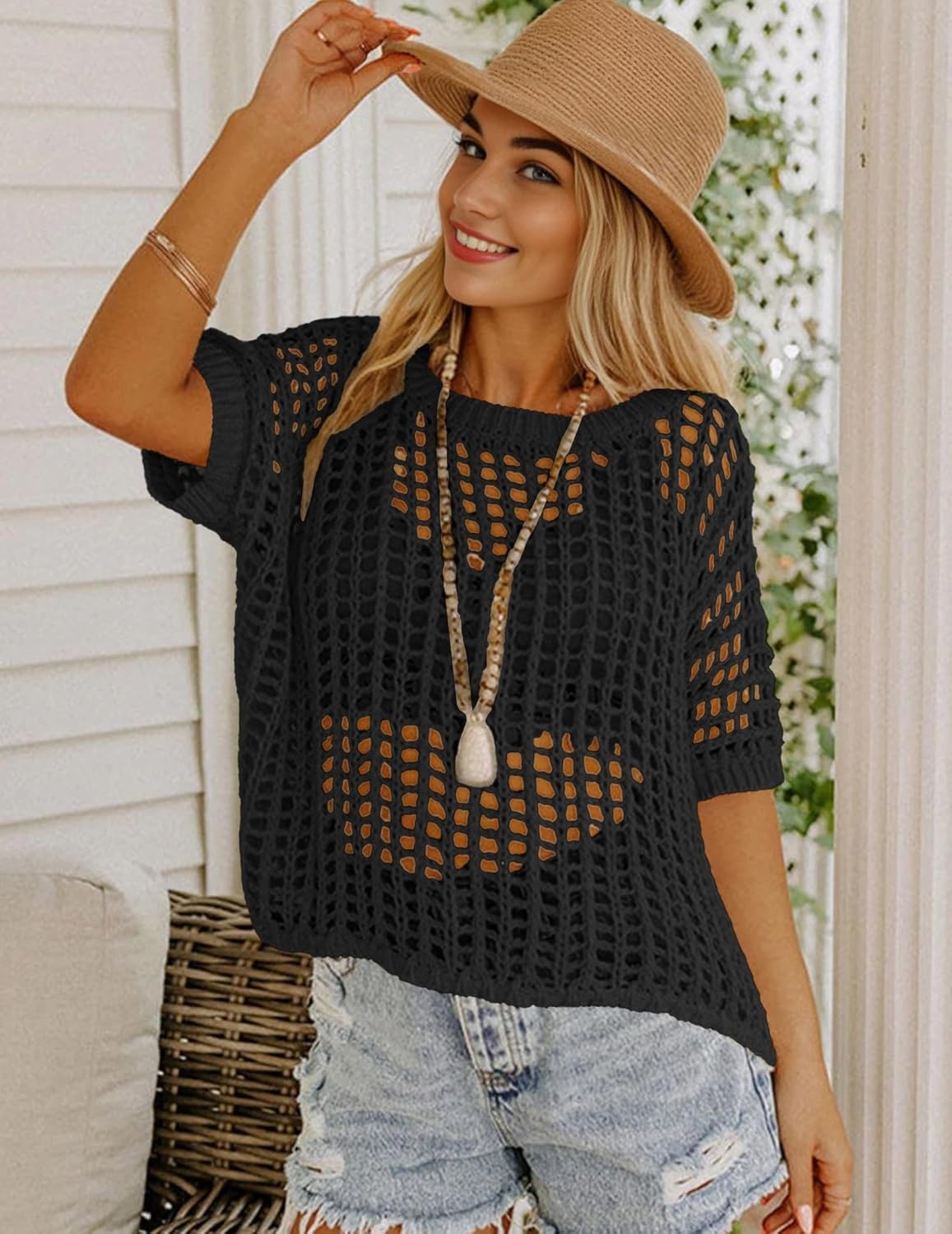 Coastal Breeze Crochet Top
