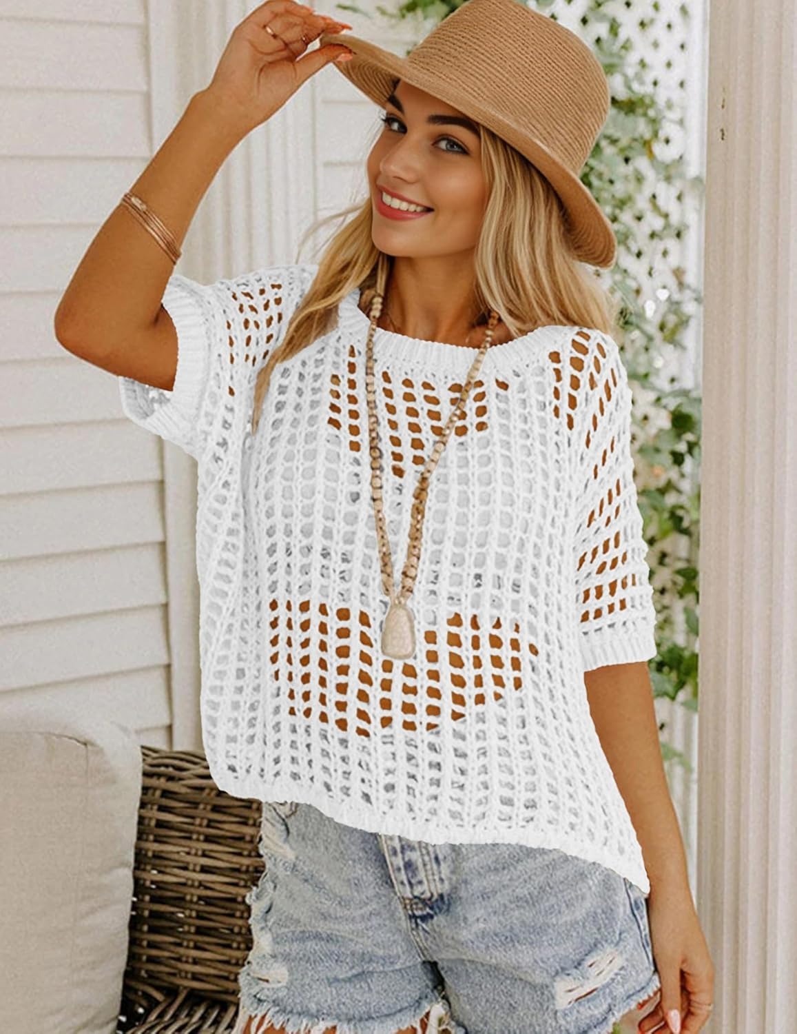 Coastal Breeze Crochet Top