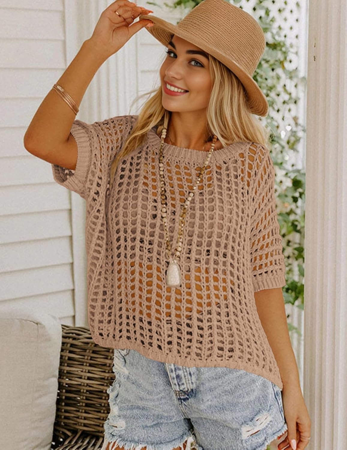 Coastal Breeze Crochet Top