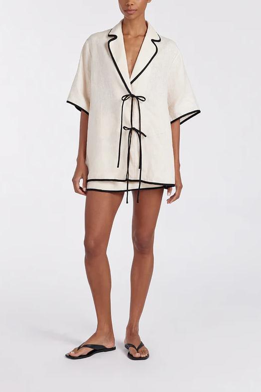 Cream Skirt Set