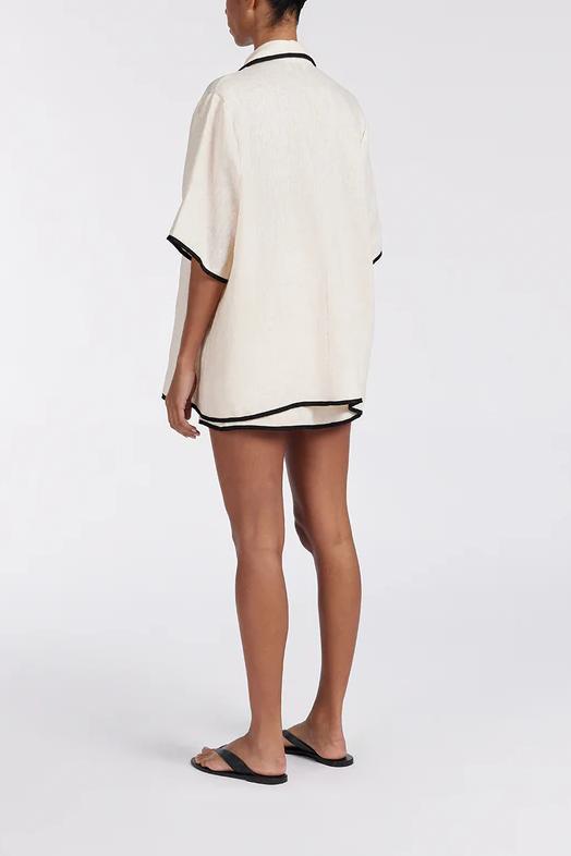 Cream Skirt Set
