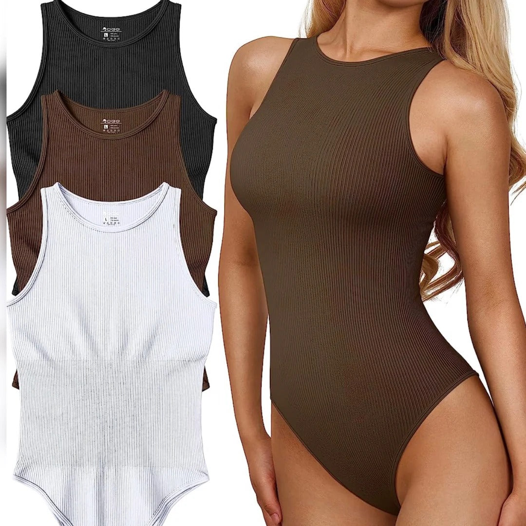 SculptFit Ribbed Bodysuit