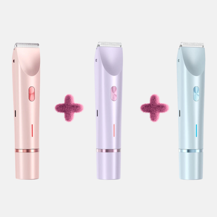 2 in 1 Painless Bikini & Facial Hair Trimmer