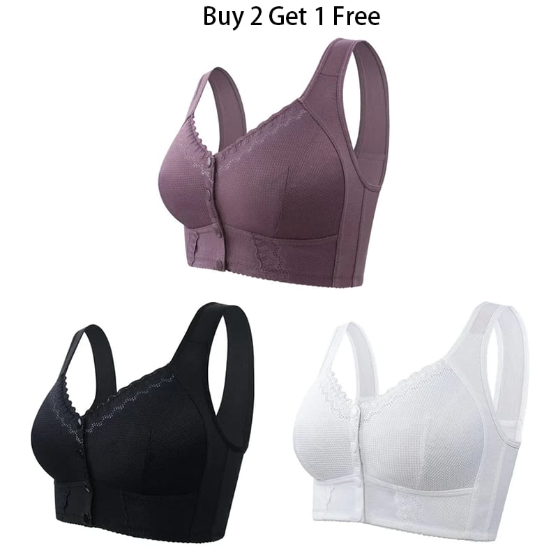 Golysa® Comfortable & Convenient Front Button Bra