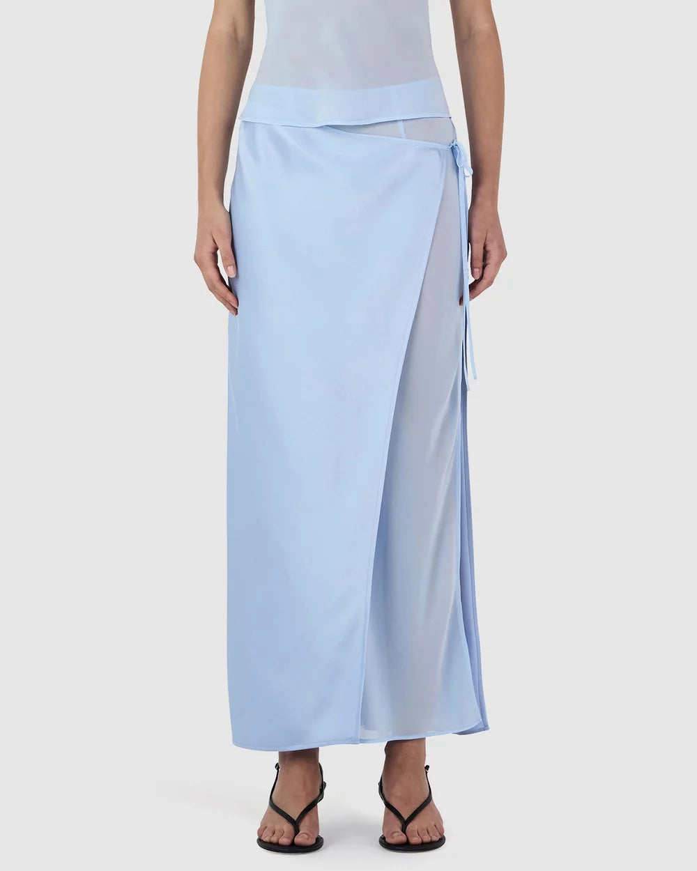 Radiance Sheer Draped Dress