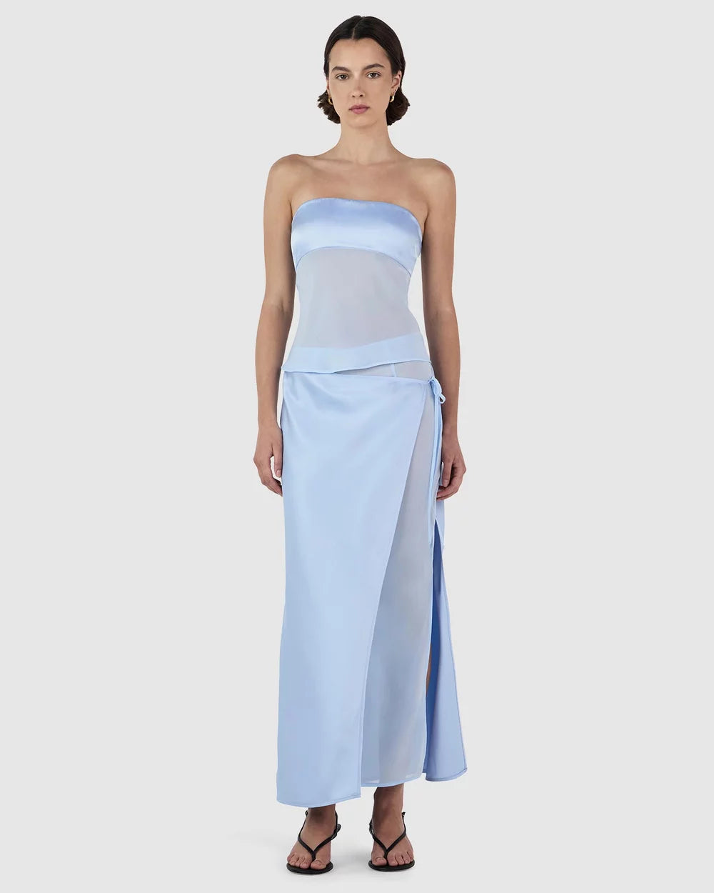 Radiance Sheer Draped Dress