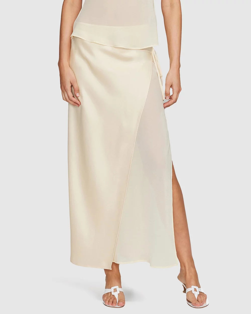 Radiance Sheer Draped Dress