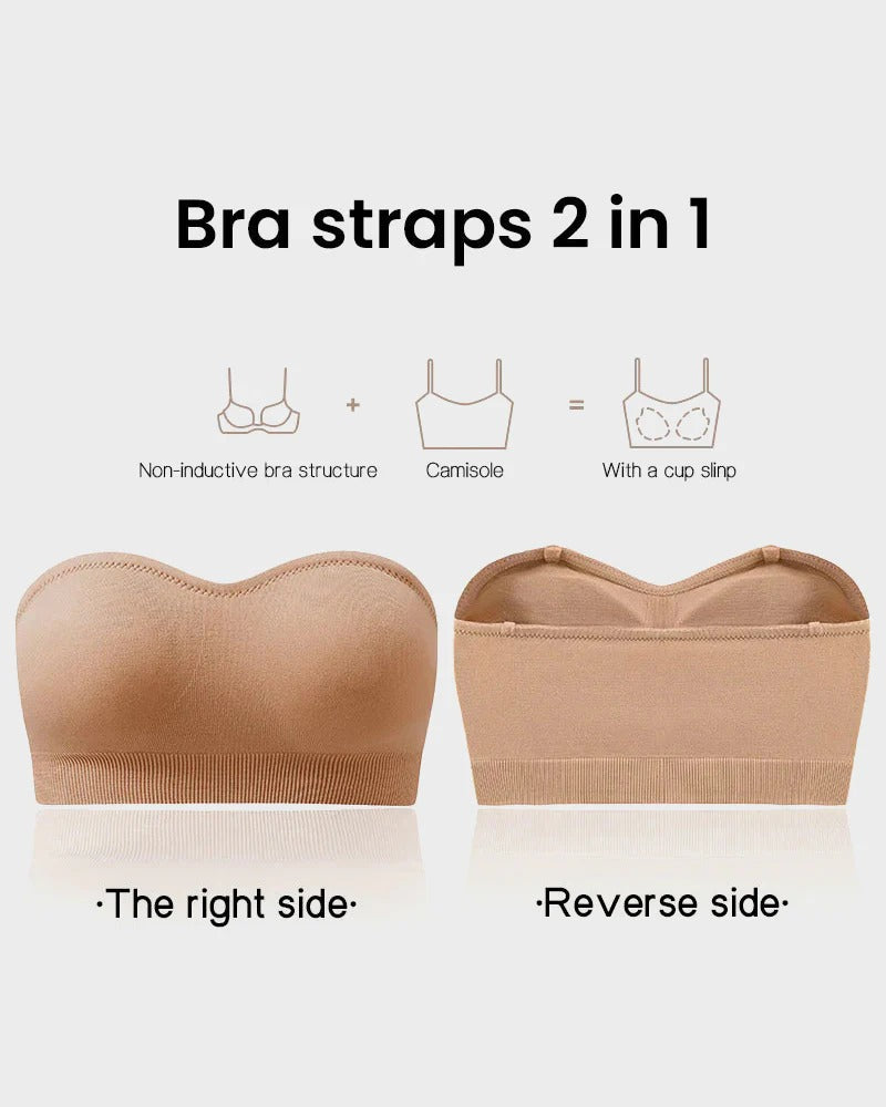 NoSlip™ Bandeau Seamless Wireless Strapless Bra