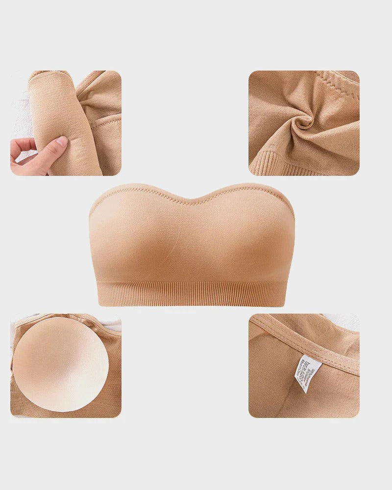 NoSlip™ Bandeau Seamless Wireless Strapless Bra