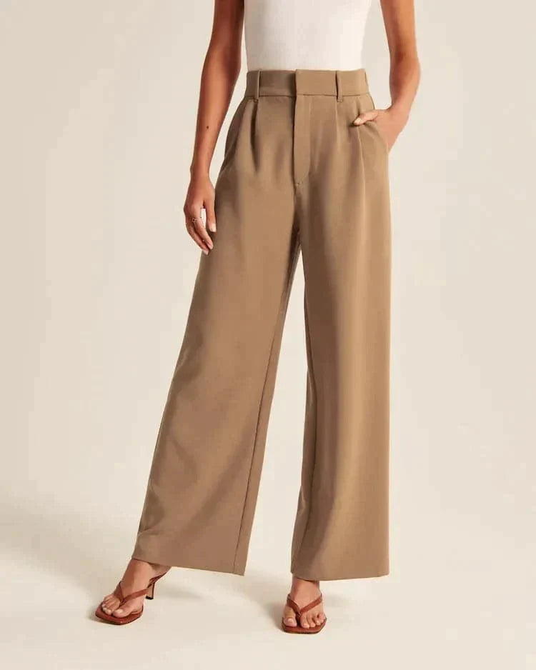 Golysa® Wide Leg Tailored Pants