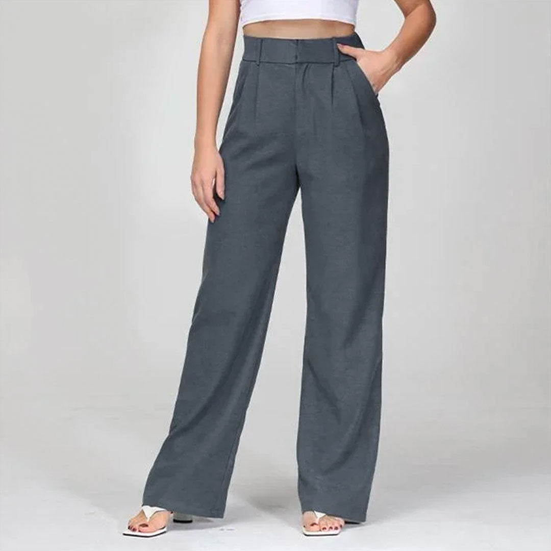 Golysa® Wide Leg Tailored Pants