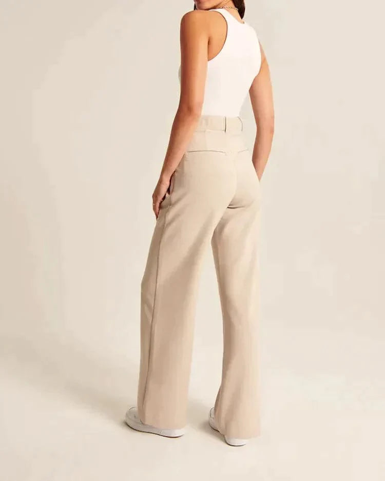 Golysa® Wide Leg Tailored Pants