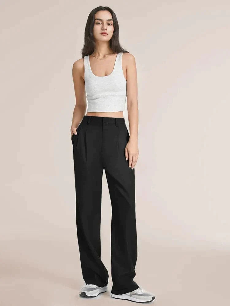 Golysa® Wide Leg Tailored Pants