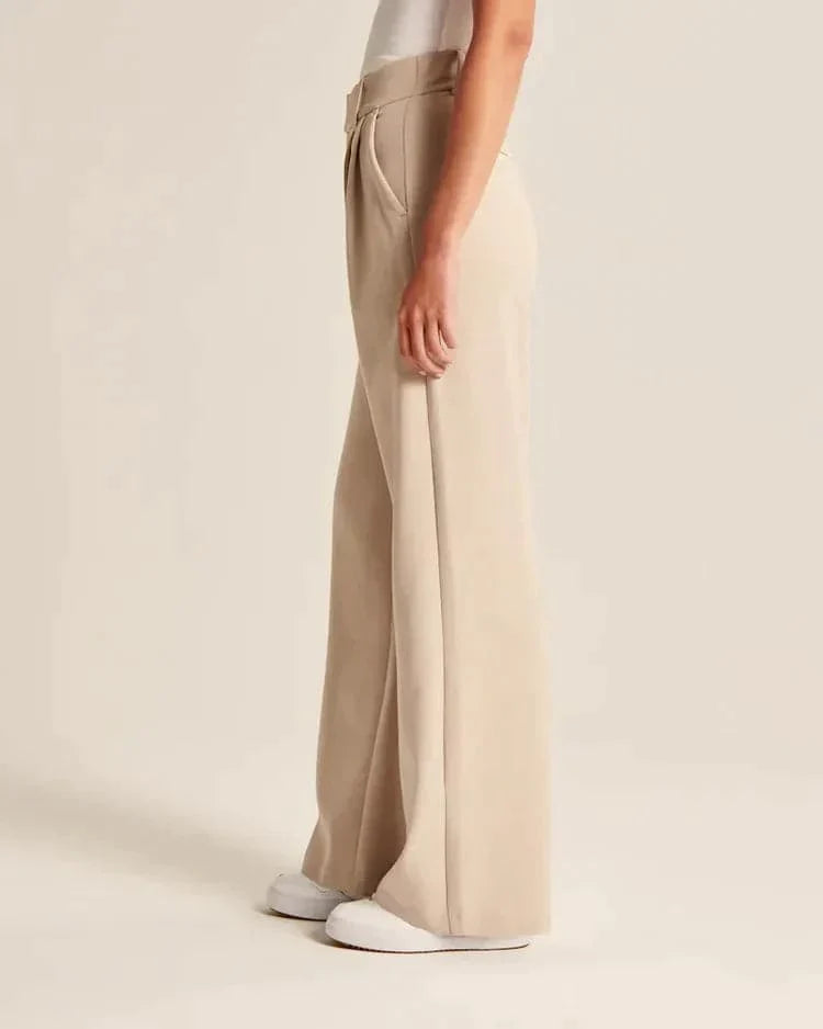 Golysa® Wide Leg Tailored Pants