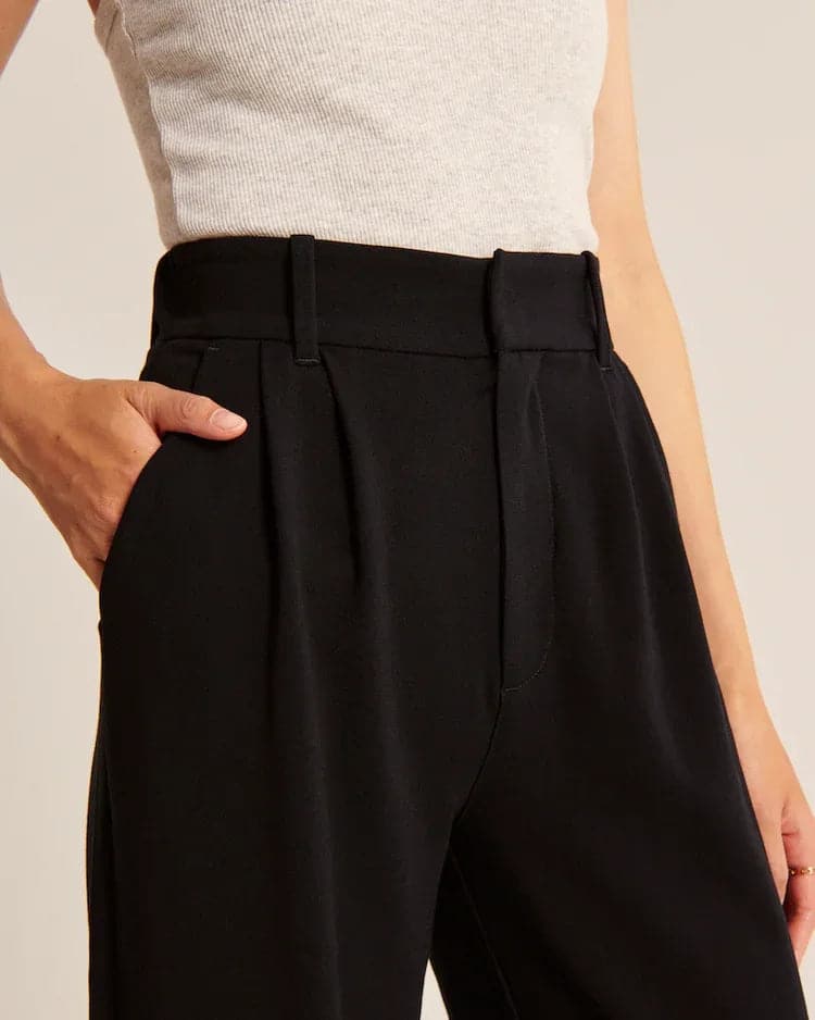 Golysa® Wide Leg Tailored Pants
